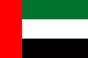 bandera de los Emiratos Arabes Unidos