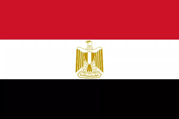 bandera de Egipto