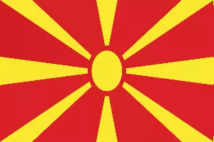 bandera de Mcedonia