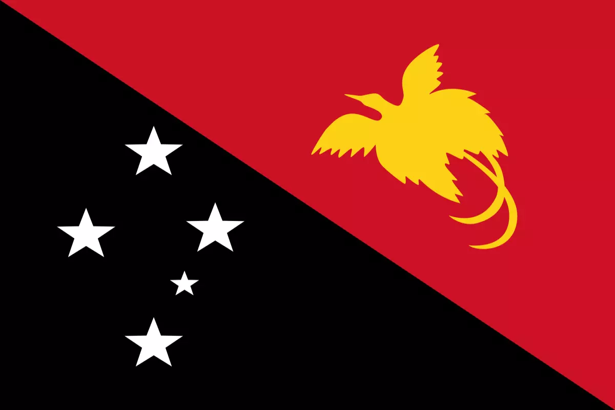 bandera de Papua-Nueva Guinea